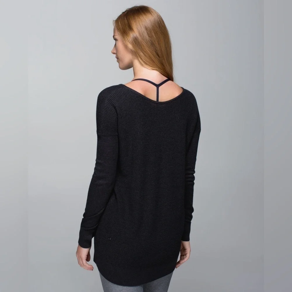 Lululemon The Sweater Life Knit Long Sleeve Shirt Top